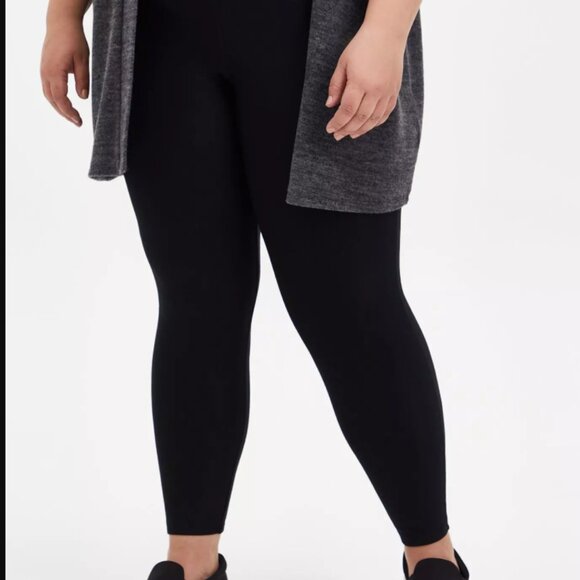 Torrid Platinum Full Length Signature Waist Fleeced Lined Legging 3x New - Picture 2 of 5
